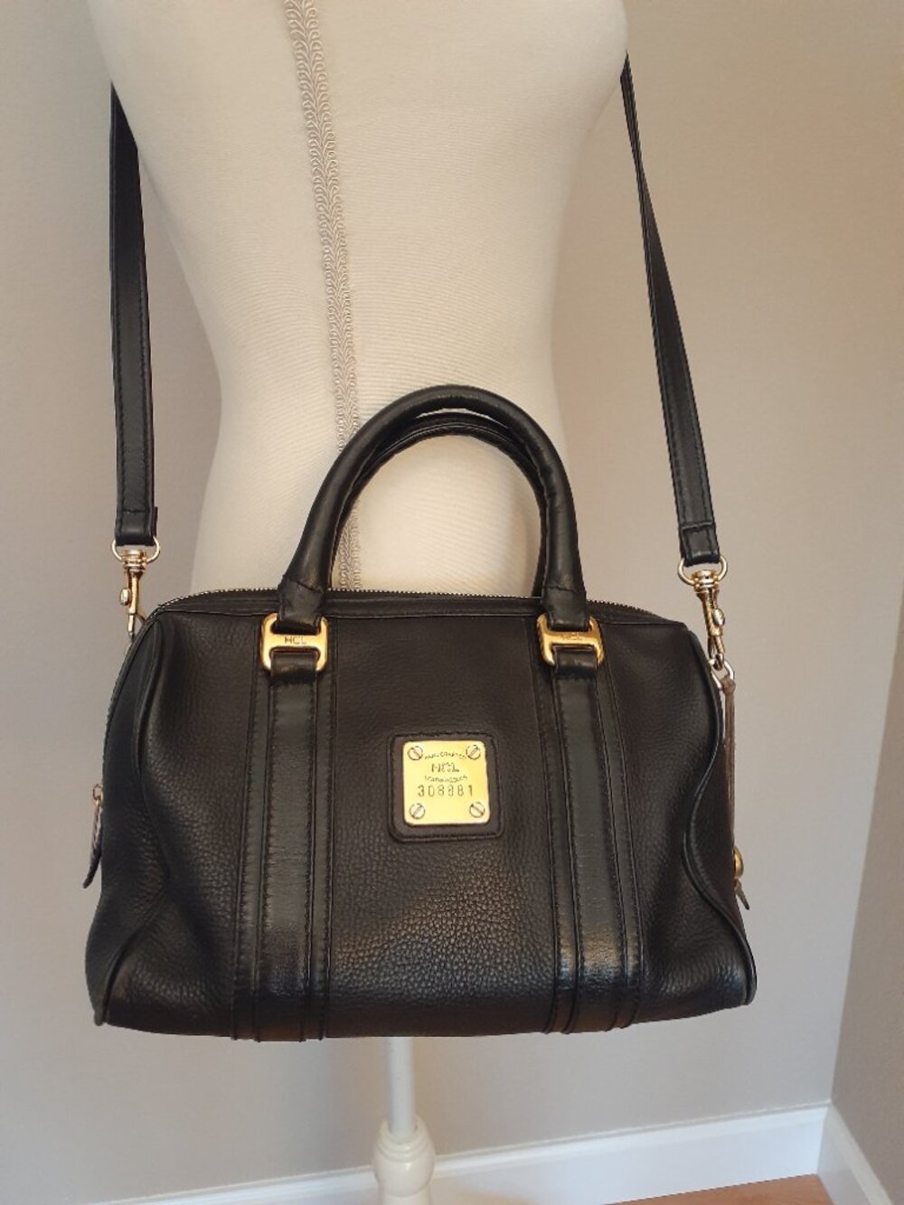 HCL Leather Satchel Crossbody